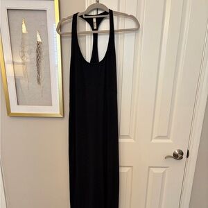 Chic Black Backless Dress